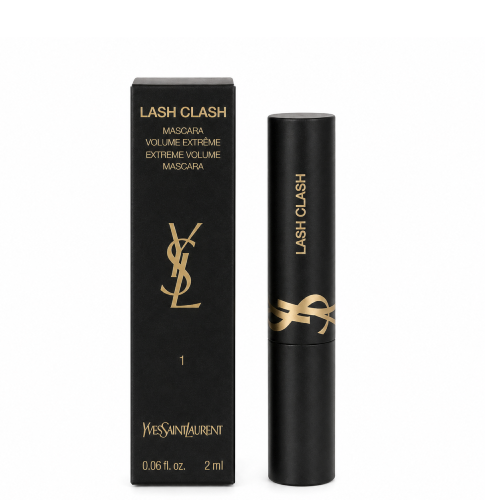 YSL Lash Clash Extreme Volume Mascara (ขนาด 2ml สี #1 Noir Black) 